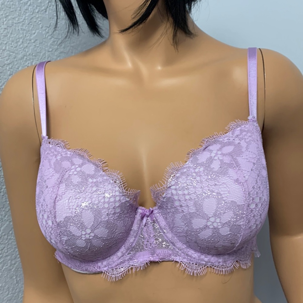 New Condition Victoria Secret Lined Demi Bra S 32DD